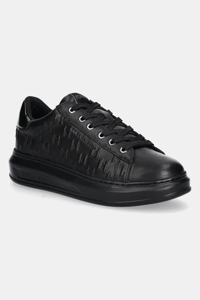 Karl Lagerfeld sneakers in pelle KAPRI MENS Nero