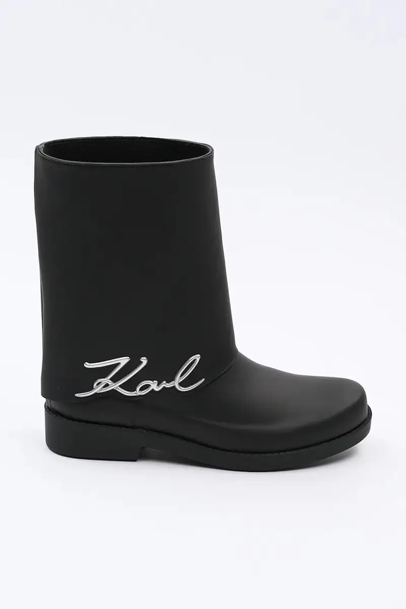 Karl Lagerfeld stivali di gomma KALOSH donna colore nero KL47064
