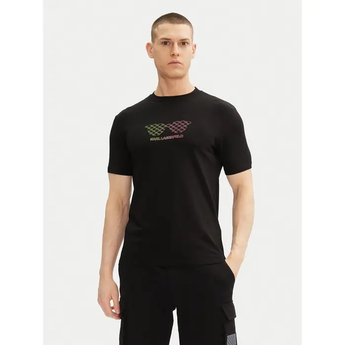 KARL LAGERFELD T-shirt 755402 552235 Nero Regular Fit