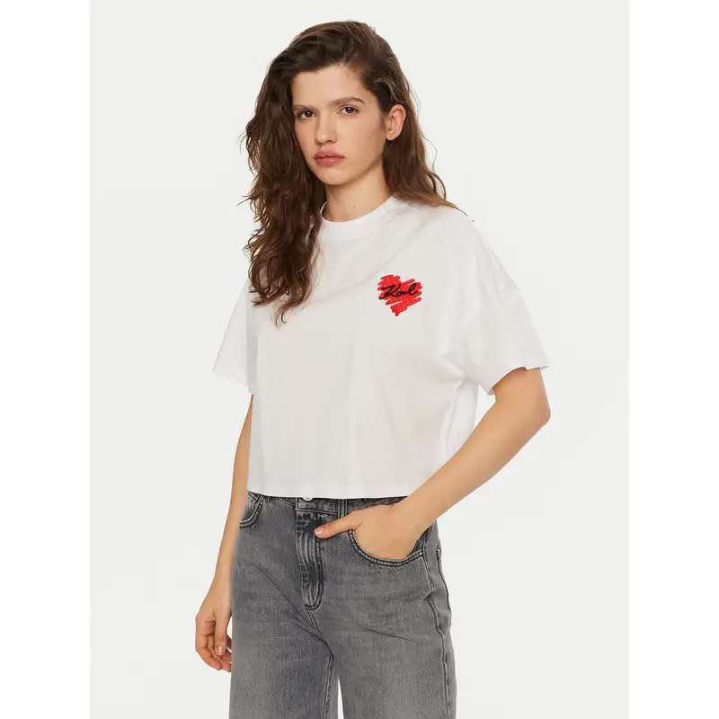 Karl Lagerfeld T-shirt Bianco 3211264