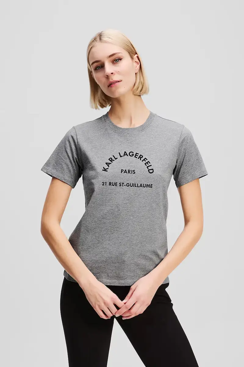 Karl Lagerfeld T-shirt Donna Grigio 3325027