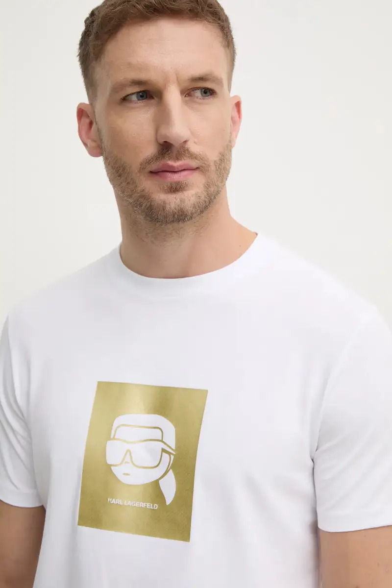 Karl Lagerfeld T-shirt Uomo Bianco 3300690
