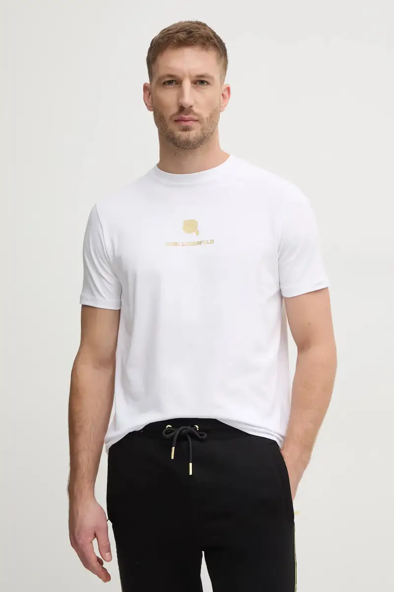 Karl Lagerfeld T-shirt Uomo Bianco 3300691
