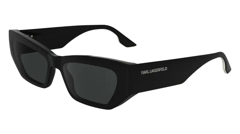 Karl Lagerfeld Unisex KL6160S 001 Occhiali da sole Iniettato Nero Squadrata Normale