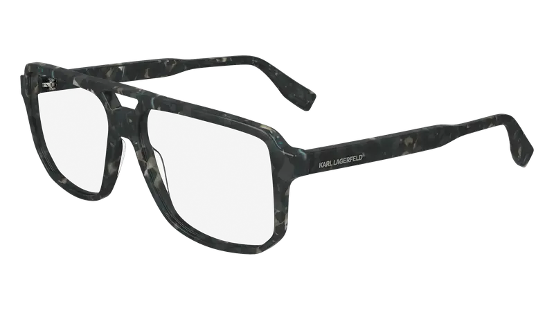 Karl Lagerfeld Uomo KL6156 023 Montature da vista Acetato Grigio Pilot Normale Normale