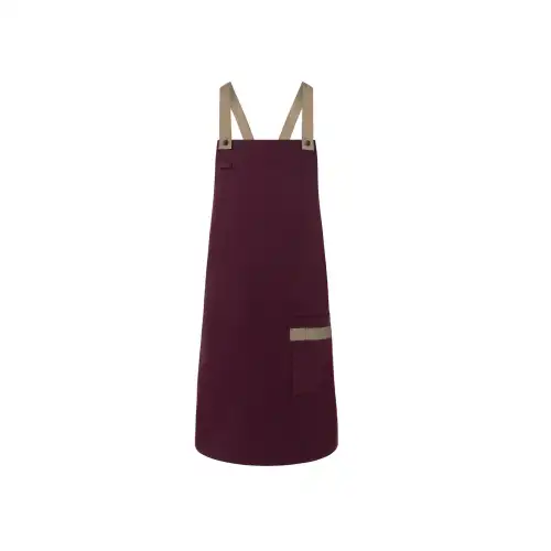 Karlowsky Grembiule con pettorina, spalline incrociate e tasca Violet