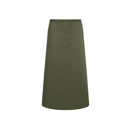 Karlowsky Grembiule lungo in poliestere cotone Bistro Basic Vert