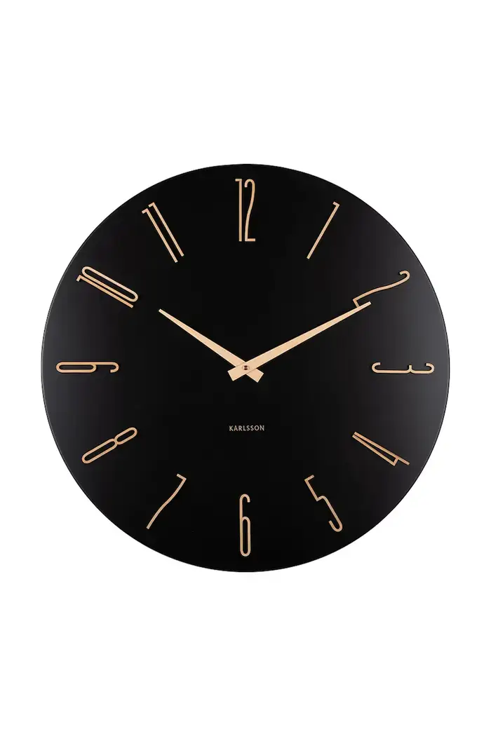 Karlsson orologio da parete Esmerado 40 cm Nero