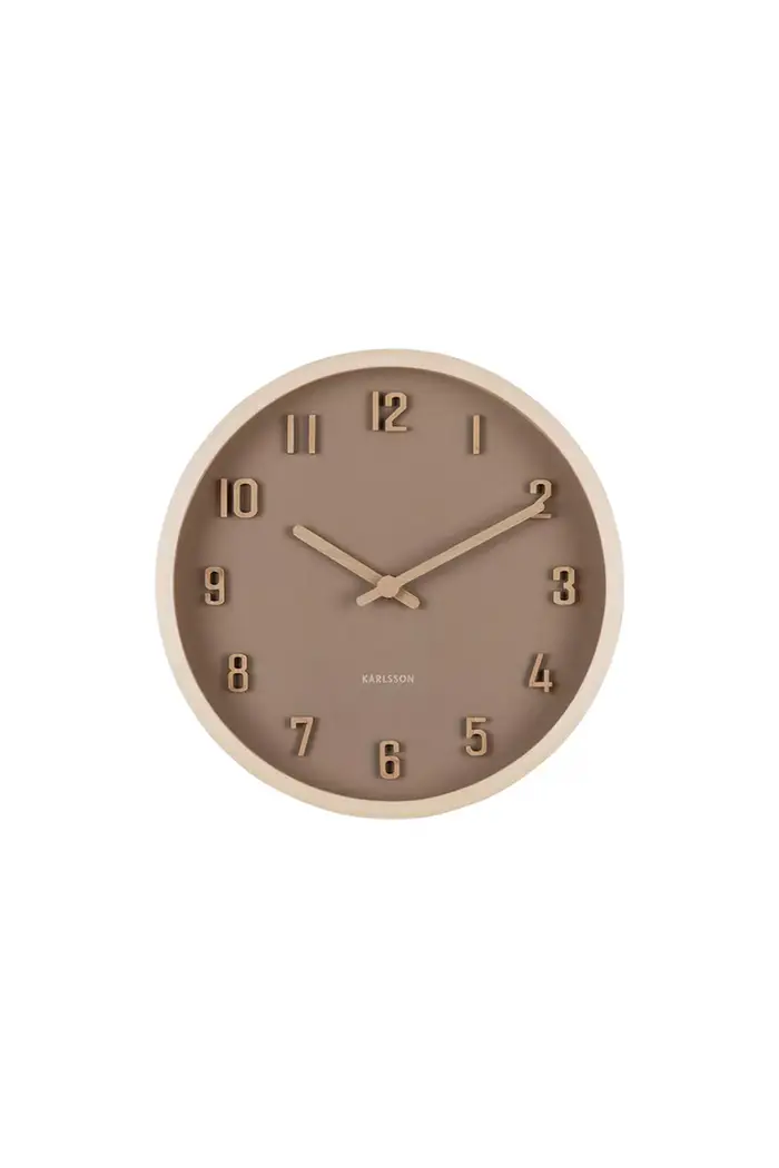 Karlsson orologio da parete in legno Beige