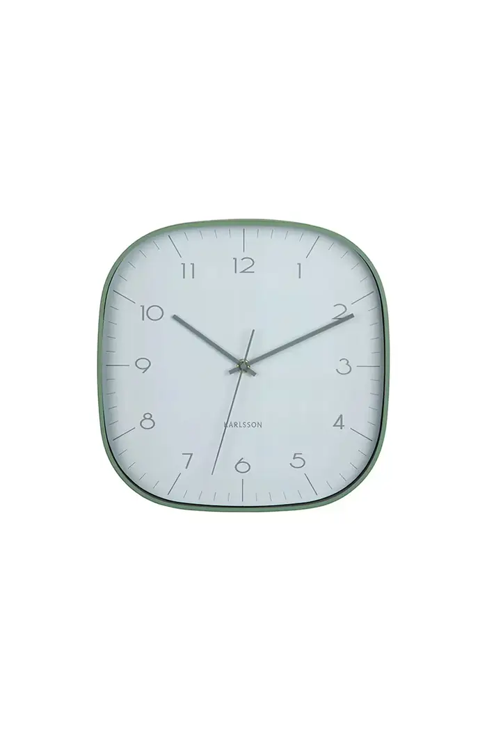 Karlsson orologio da parete in metallo Verde