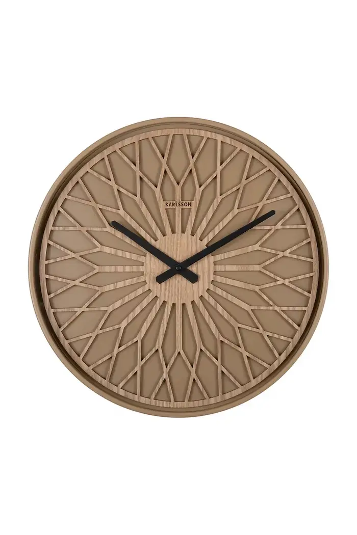Karlsson orologio da parete in plastica Marrone