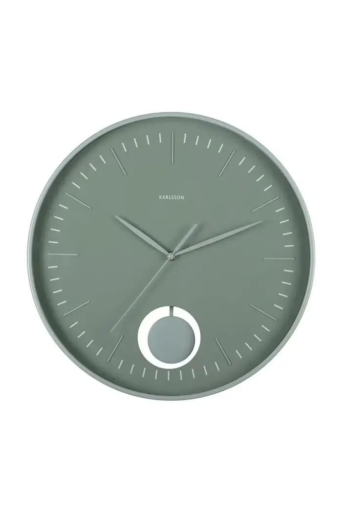 Karlsson orologio da parete in plastica Verde