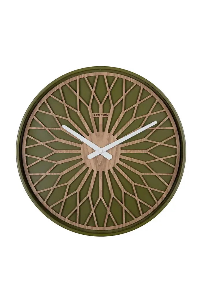 Karlsson orologio da parete in plastica Verde