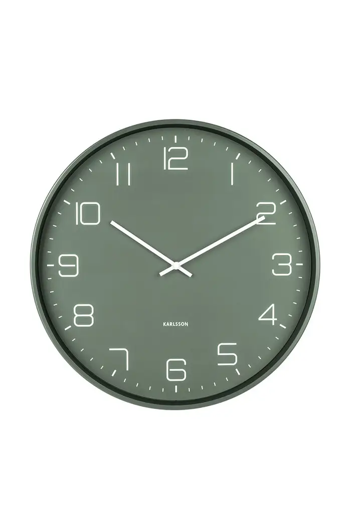 Karlsson orologio da parete Lofty 40 cm Verde