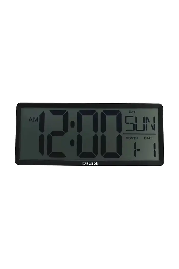 orologio da parete Retro LCD Multicolore