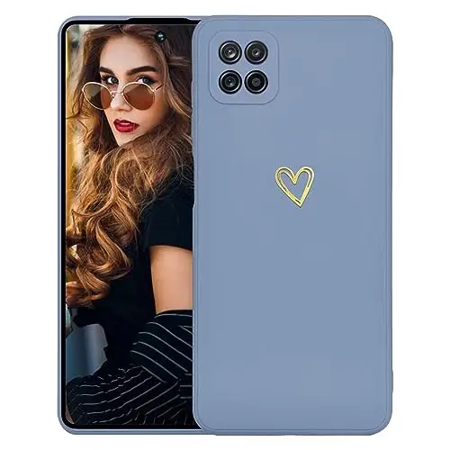 Kaywzo Cover per Realme 8i, Custodia in Silicone TPU Liscio di Morbido con Modello Cardiaco, Design