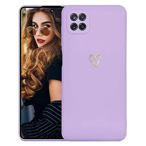 Kaywzo Cover per Realme 8i, Custodia in Silicone TPU Liscio di Morbido con Modello Cardiaco, Design