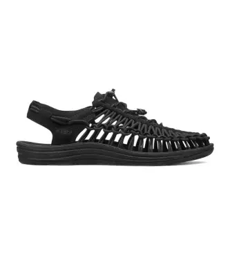 Keen per uomo 1014097 Sandali neri Uneek, Nero, Basso, Nessuno, Casual, Beachwear, Poliestere riciclato Naturale