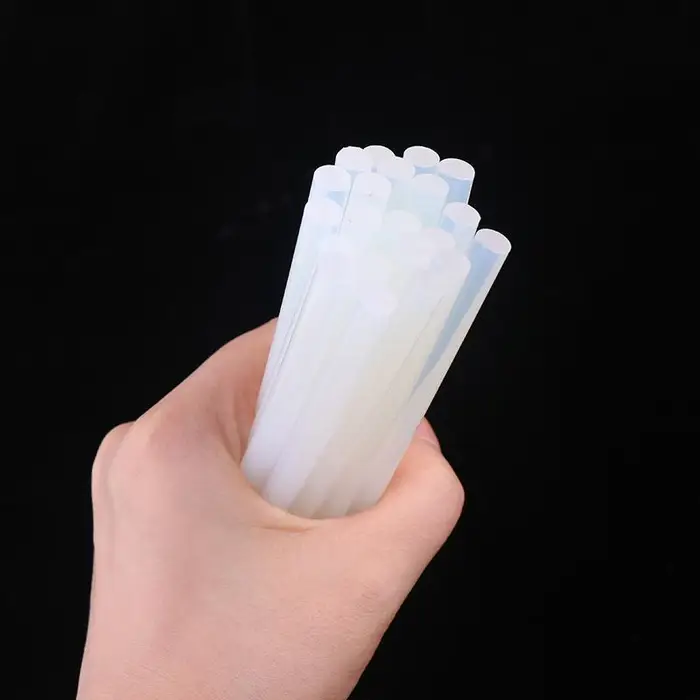 Pdtoweb 50 pezzi 100 × 7 mm Accessorio per pistola per colla riscaldante con adesivo caldo trasparente 10Pcs