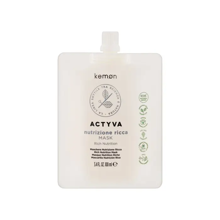 Kemon Actyva Nutrizione Ricca Maschera Busta Ricarica