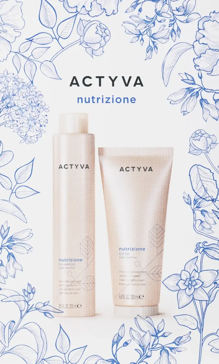 Kemon Actyva Nutrizione Set Shampoo 250 ml e Balsamo 200 ml