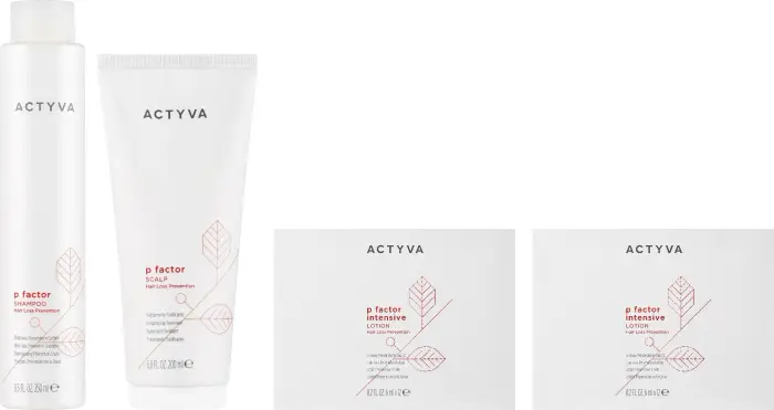 Kemon Actyva P Factor Kit Anticaduta Shampoo 250 ml Trattamento 150 ml e Fiale 24x6 ml