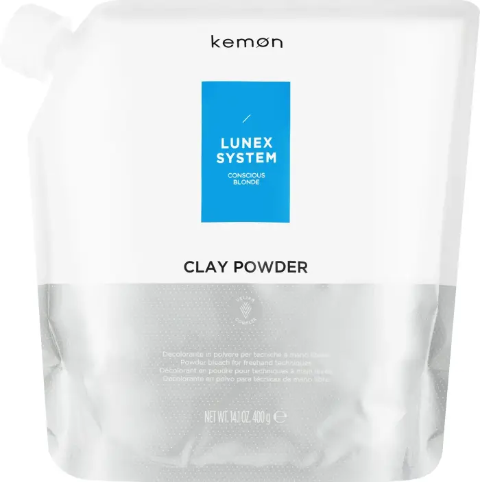 Kemon Lunex System Clay Powder 400 g - Polvere Decolorante