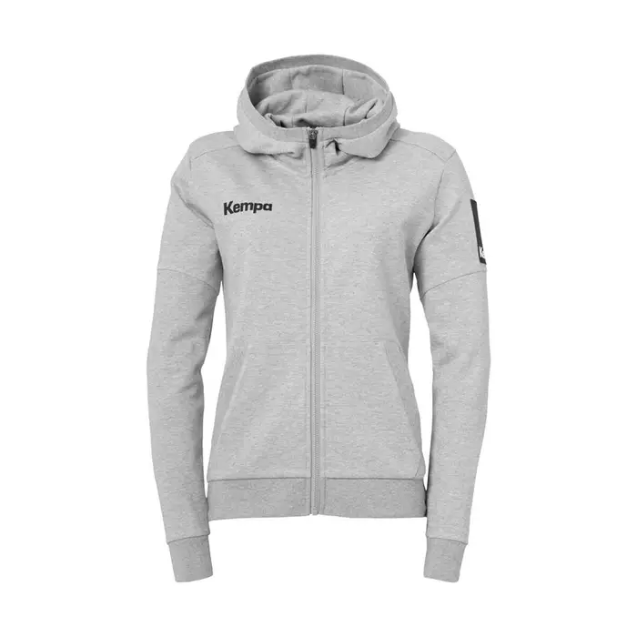 kempa Felpe con cappuccio STATUS HOOD JACKET WOMEN Grigio