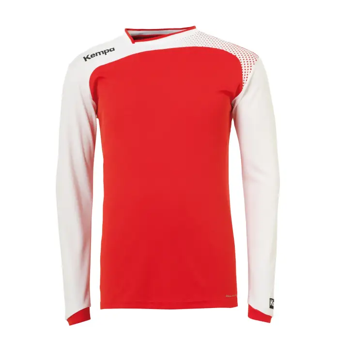 kempa Maglietta in poliestere Emotion manche longue Rouge