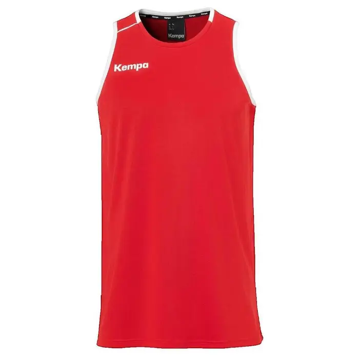 kempa T-shirt senza maniche Débardeur Player rouge et blanc Multicolore