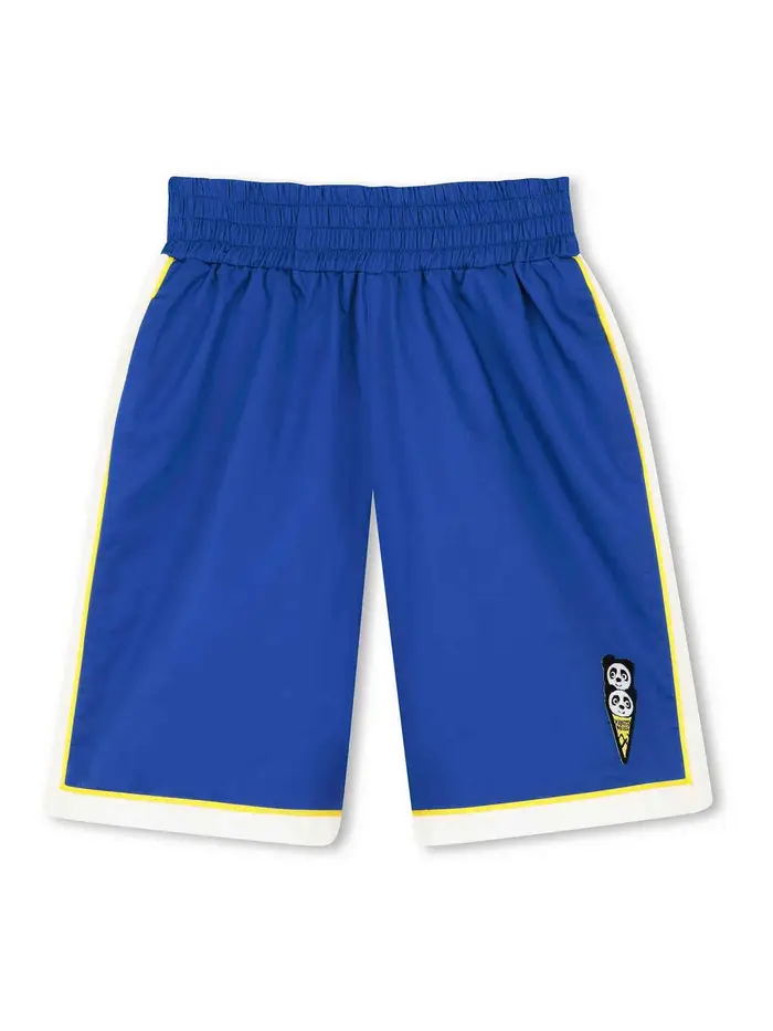 Kenzo Bermuda Con Stampa Blu