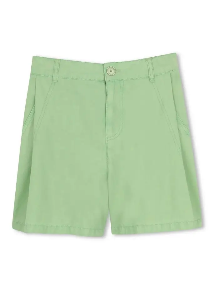 Kenzo Bermuda In Cotone Verde