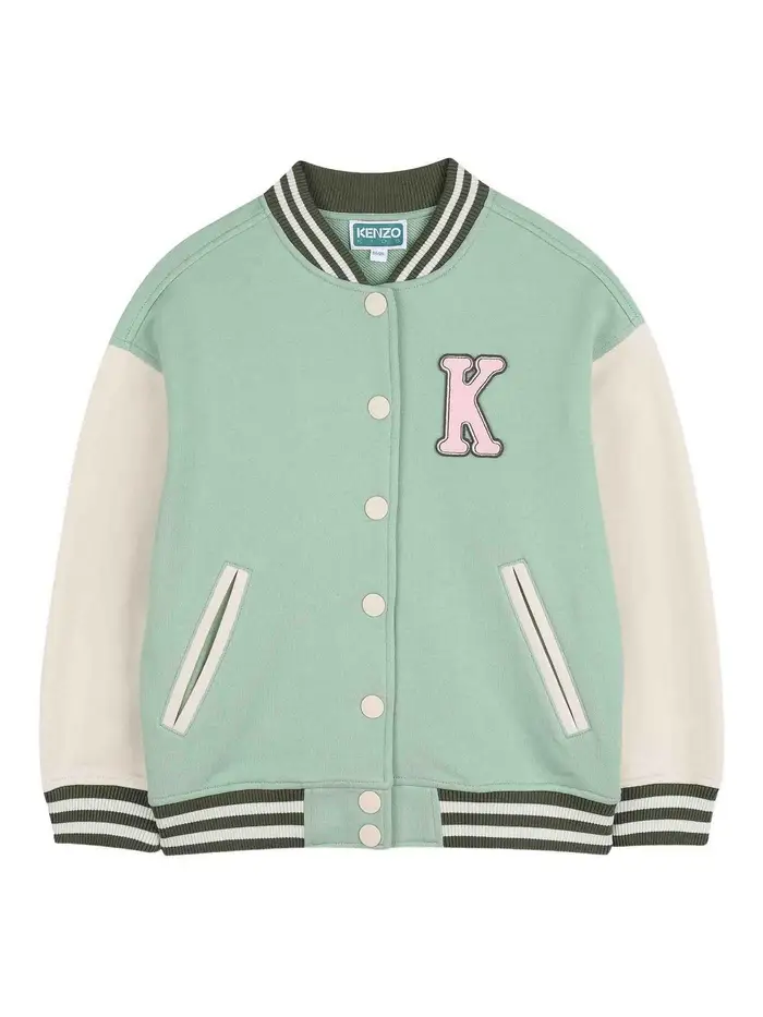 Kenzo Bomber Con Logo Verde