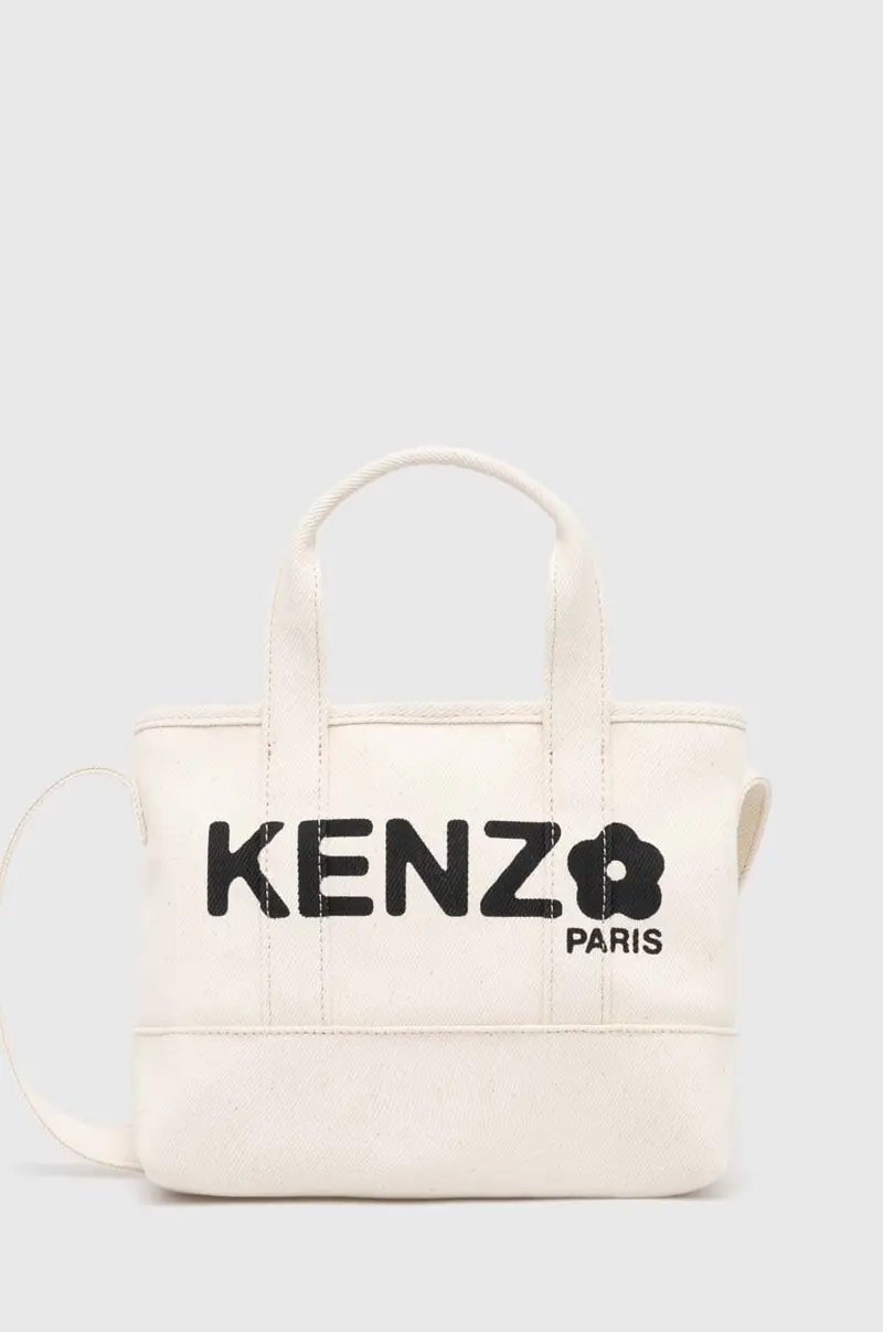 Kenzo borsetta Utility Small Tote Bag colore beige FE68SA910F36.03