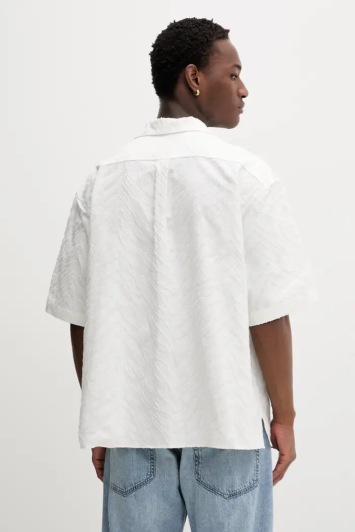 Kenzo camicia da uomo in cotone Beige