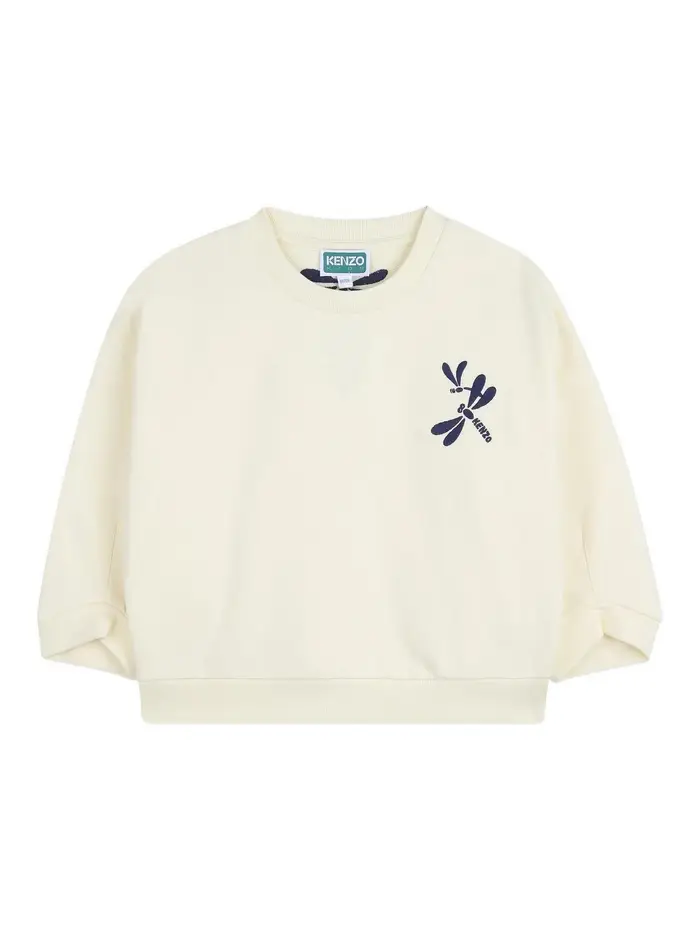 Kenzo Felpa Con Logo Giallo