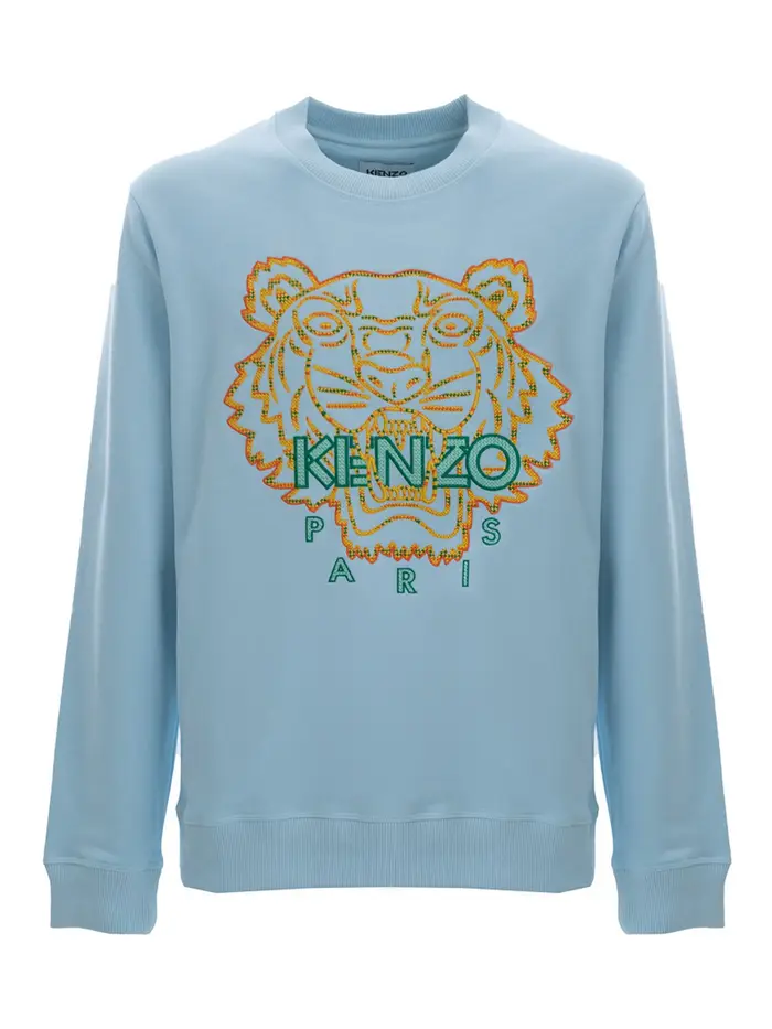 Kenzo Felpa originale tigre Azzurro