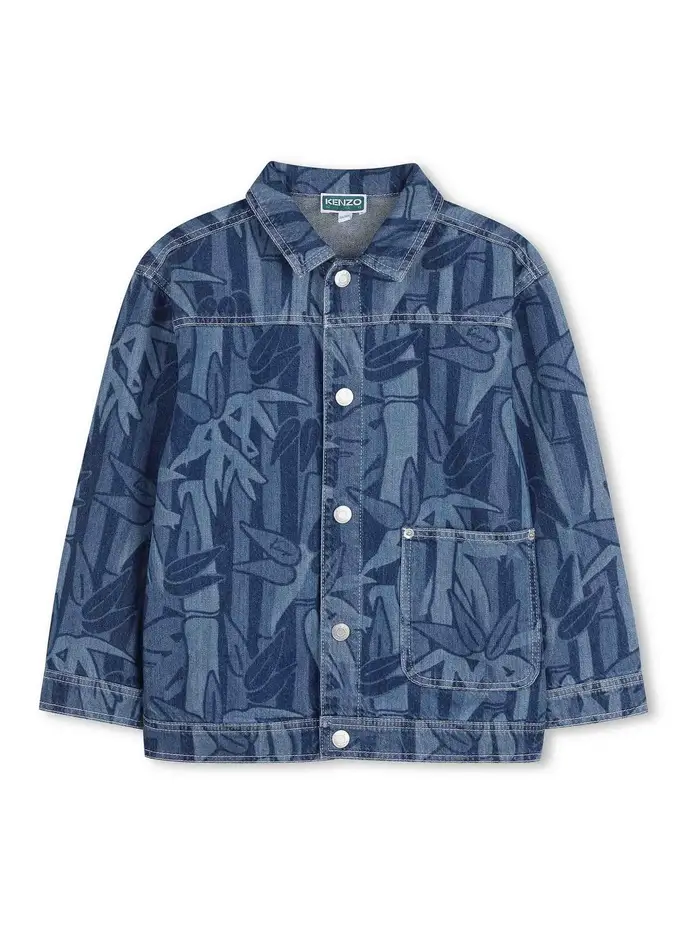 Kenzo Giacca Denim Blu