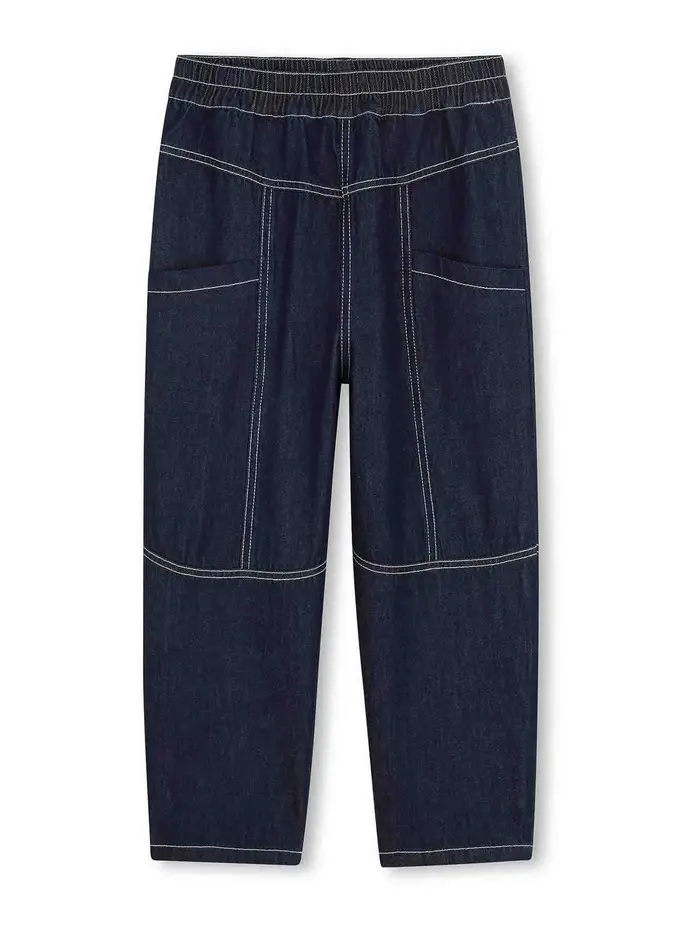 Kenzo Jeans Con Coulisse Blu