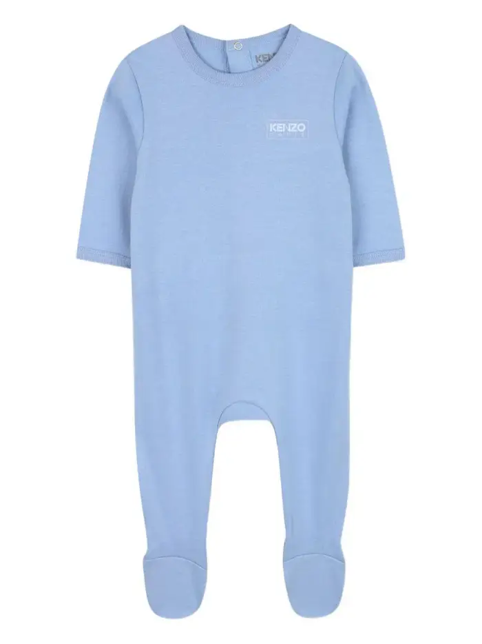 KENZO KIDS Pigiama con Stampa Geometrica All-Over Blu cielo