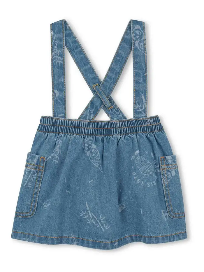Kenzo Salopette Denim Blu