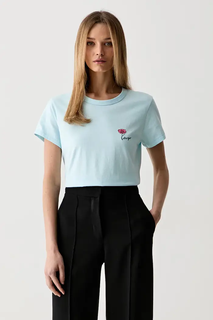 Kenzo t-shirt da donna in cotone Blu