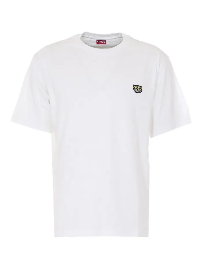 T-shirt della tigre selvaggia Bianco
