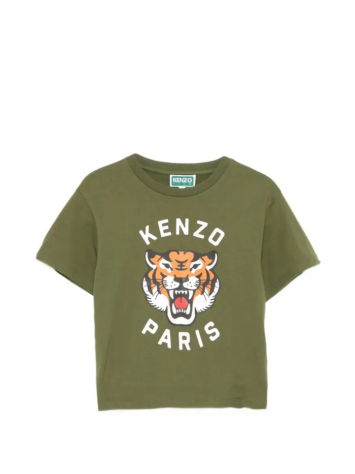 Kenzo T-SHIRT M/C TIGER GREEN