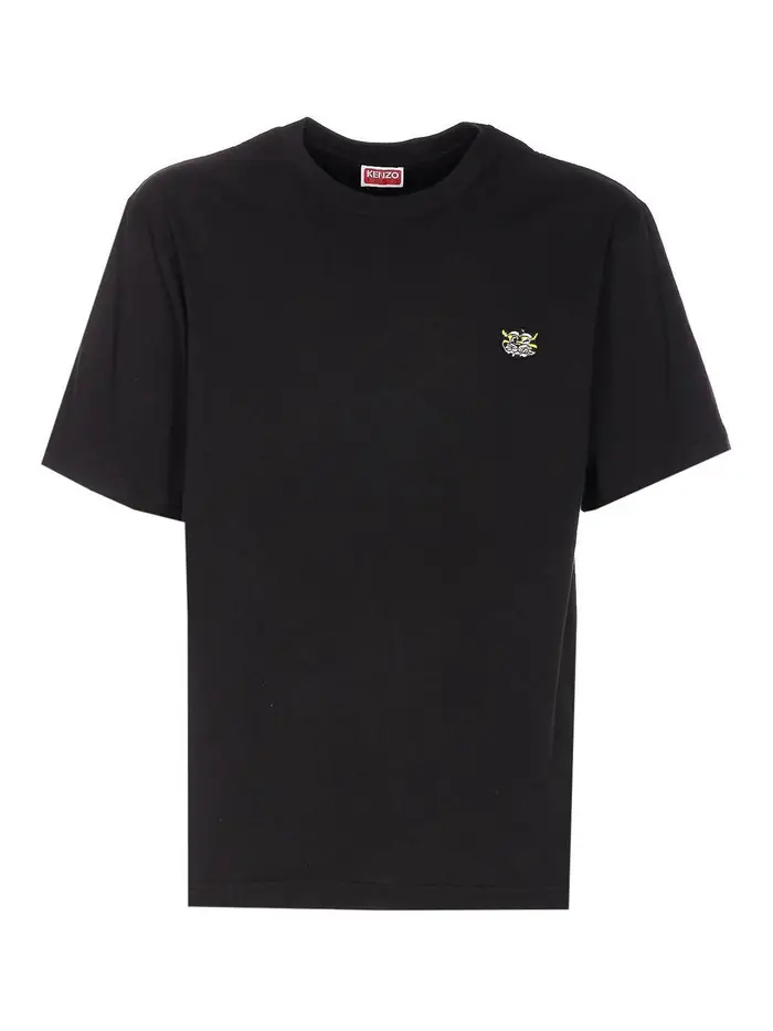 Kenzo T-shirt Wild Tiger Gots Nero