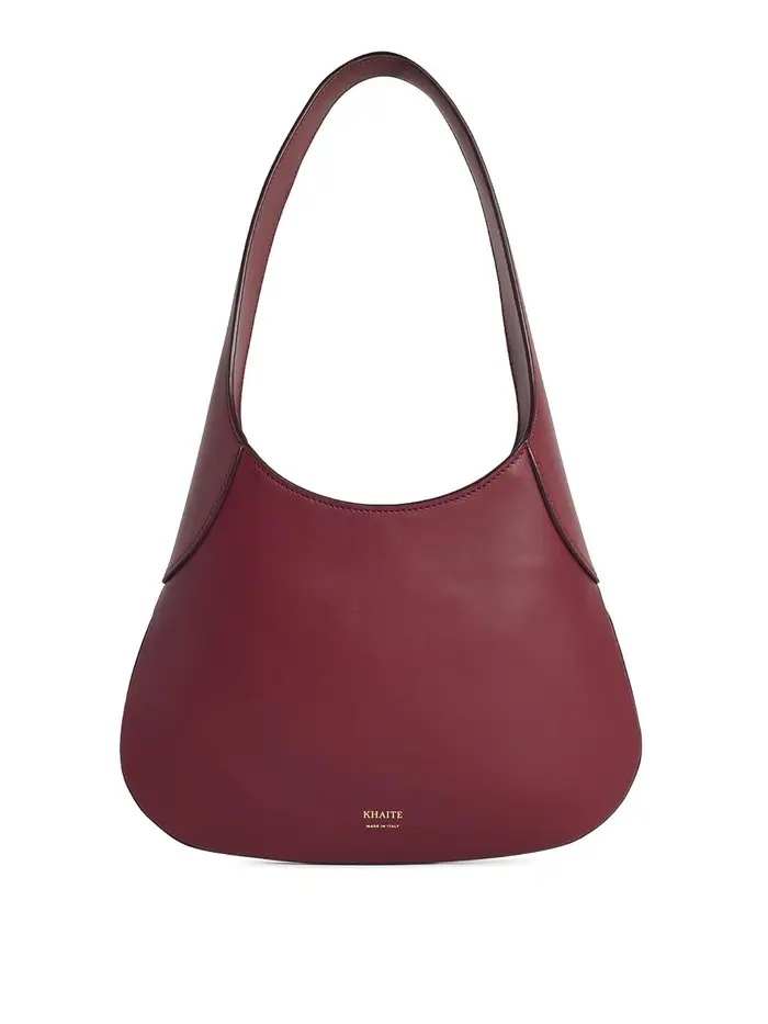 Khaite Borsa piccola in pelle Rosso Scuro