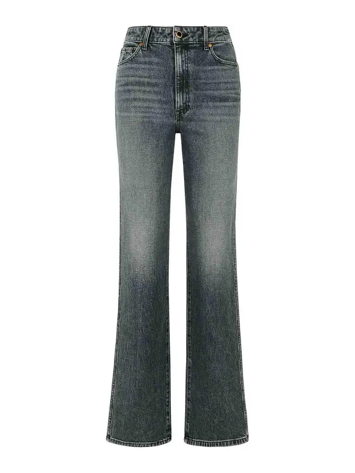 Khaite Jeans in cotone Danielle Nero