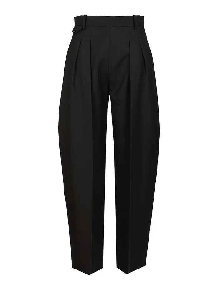 Khaite Pantaloni Dugan dentro Nero
