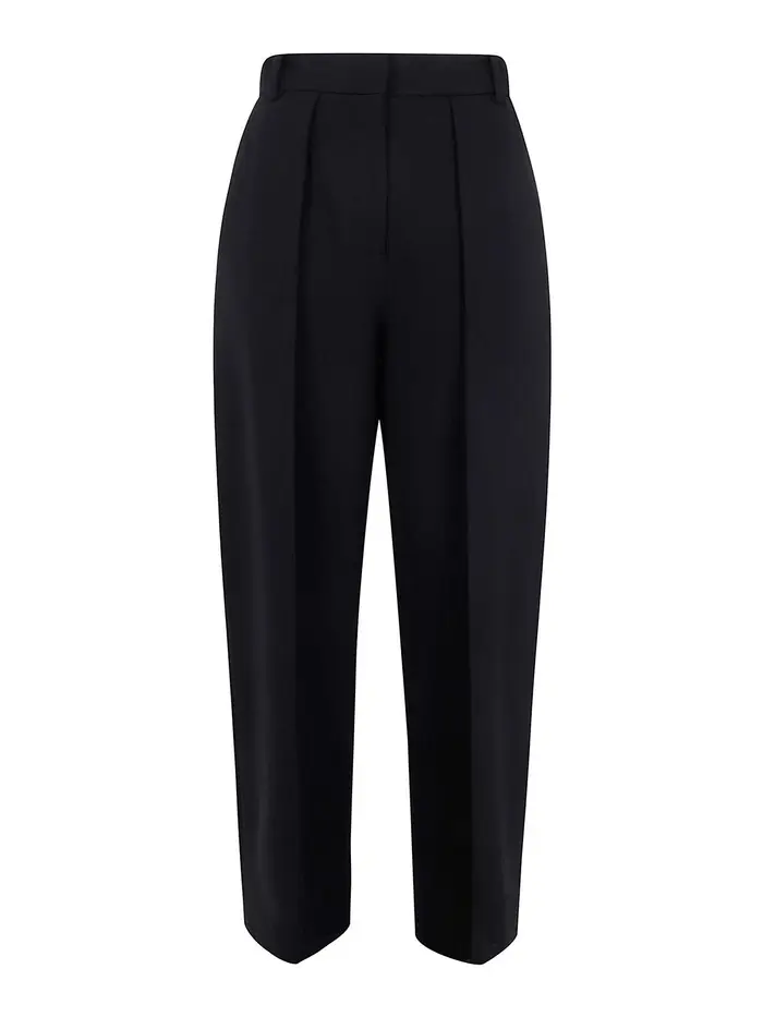 Khaite Pantaloni Maris Nero