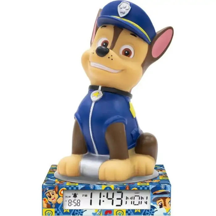 Kids Licensing Lampada 3D con sveglia Paw Patrol Doré